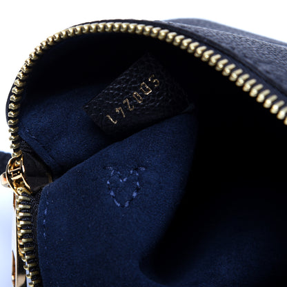Louis Vuitton Empreinte Monogram Giant Neverfull MM Pochette Black 9 of 10
