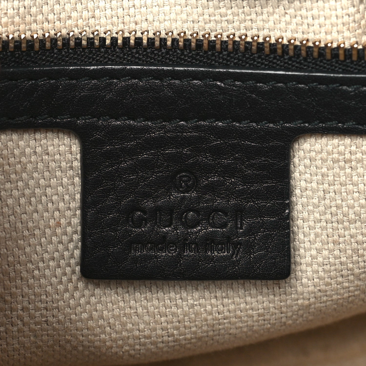 Gucci Pebbled Calfskin Medium Soho Flap Crossbody Black 5 of 10