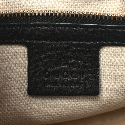 Gucci Pebbled Calfskin Medium Soho Flap Crossbody Black 5 of 10