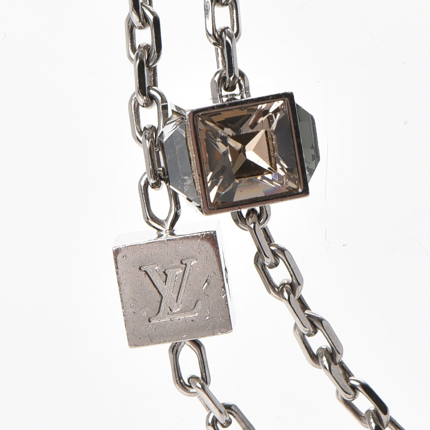 Swarovski Gamble Long Necklace Silver