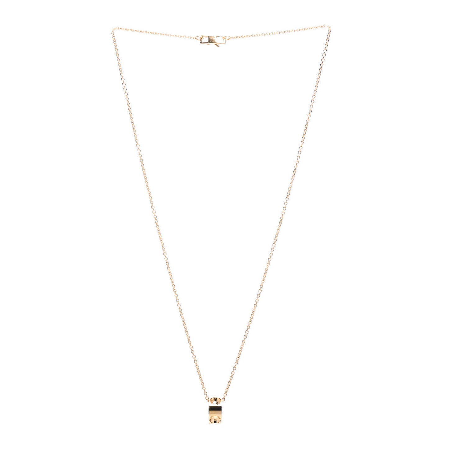 18K Yellow Gold Empreinte Pendant Necklace