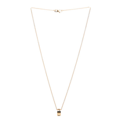 Louis Vuitton 18K Yellow Gold Empreinte Pendant Necklace 2 of 4