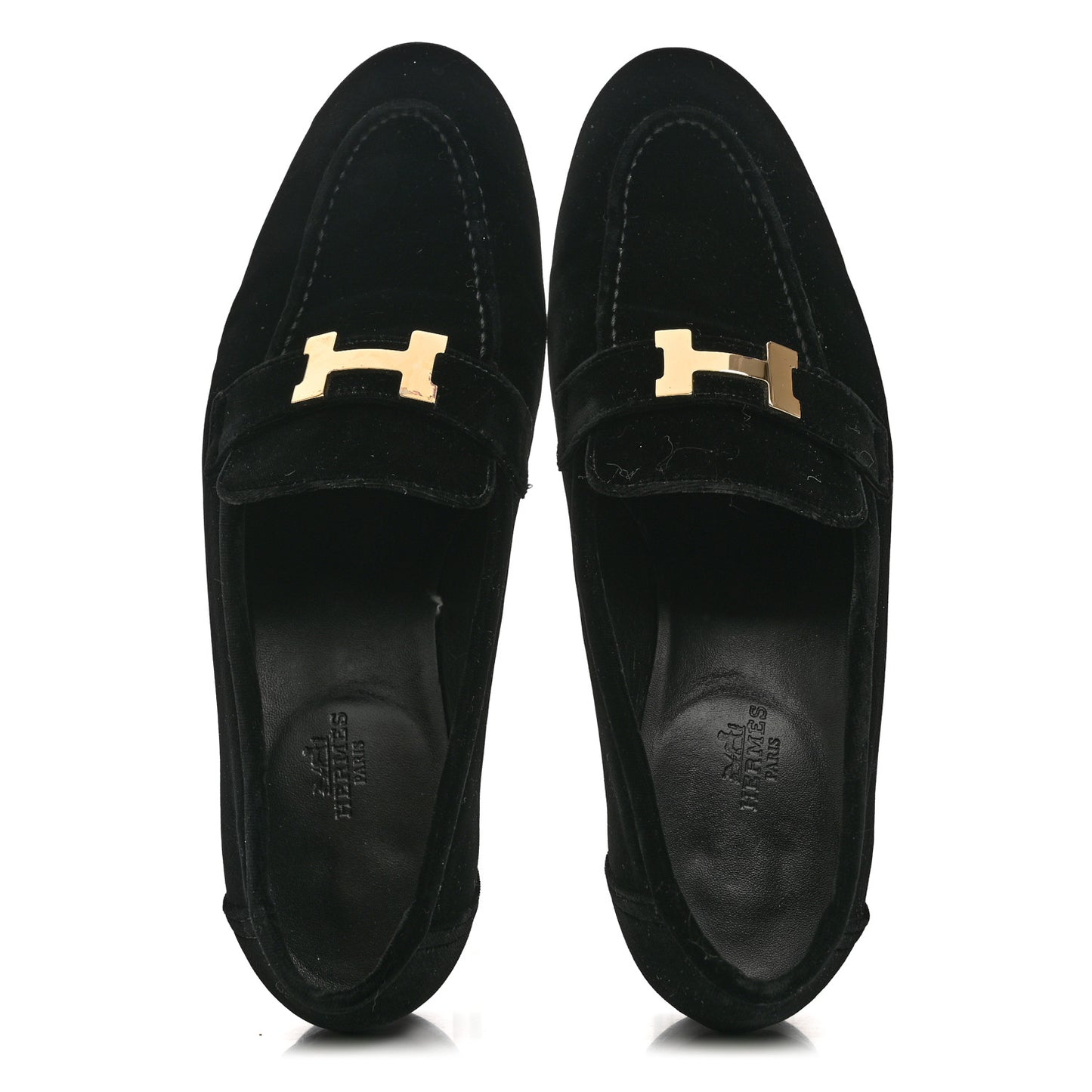 Velvet Womens Paris Loafers 41 Black