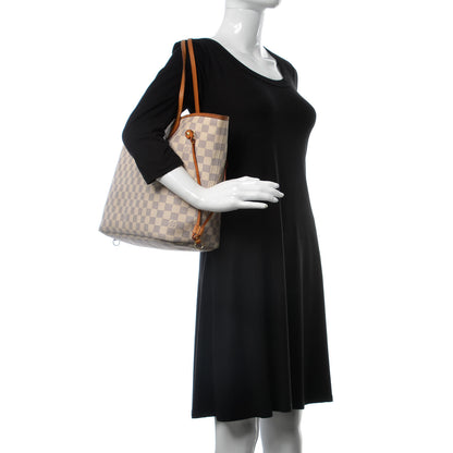 Louis Vuitton Damier Azur Neverfull MM 2 of 18