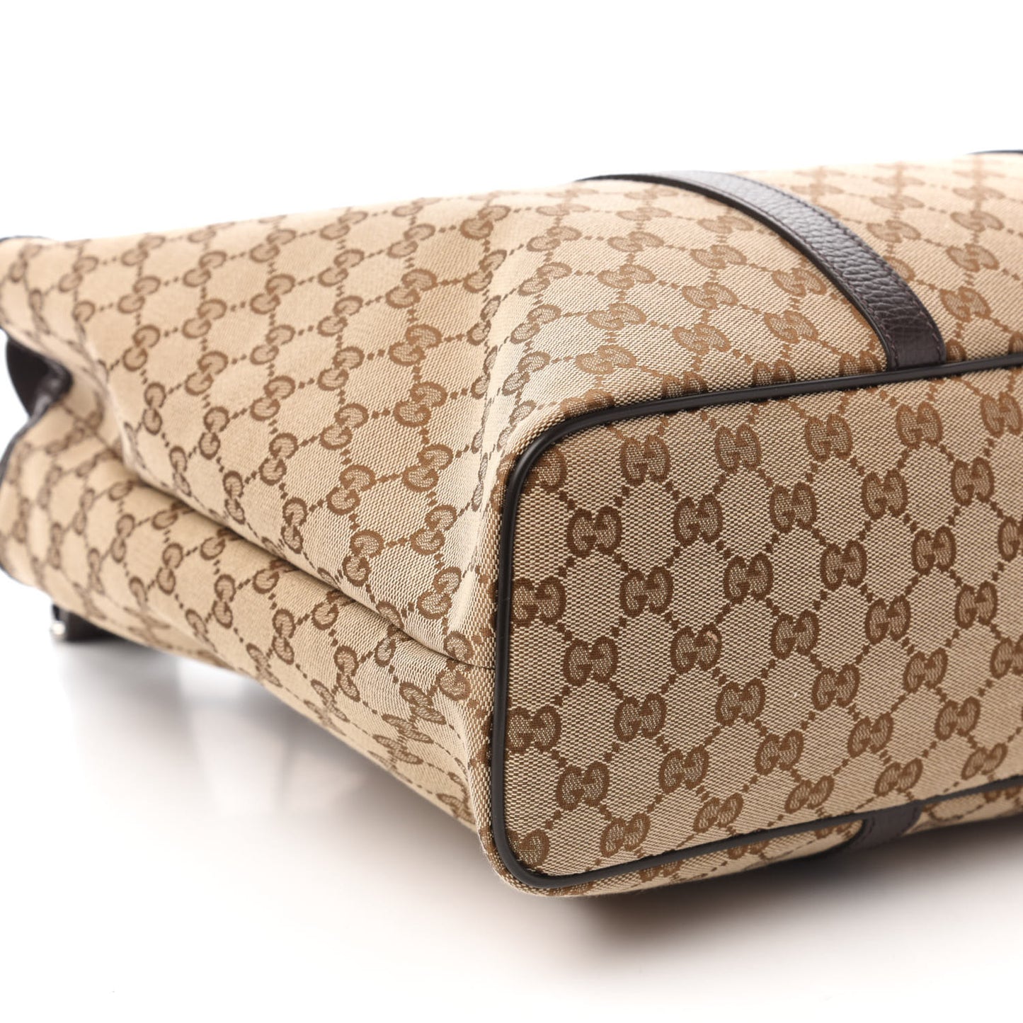GG Monogram Large Joy Tote Bag Dark Brown