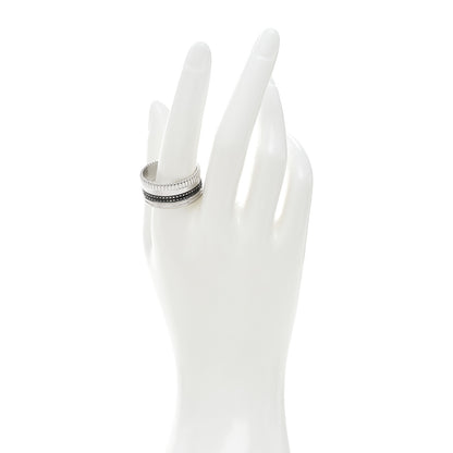 Boucheron 18K White Gold PVD Large Quatre Classique Ring 69 12.5 2 of 7