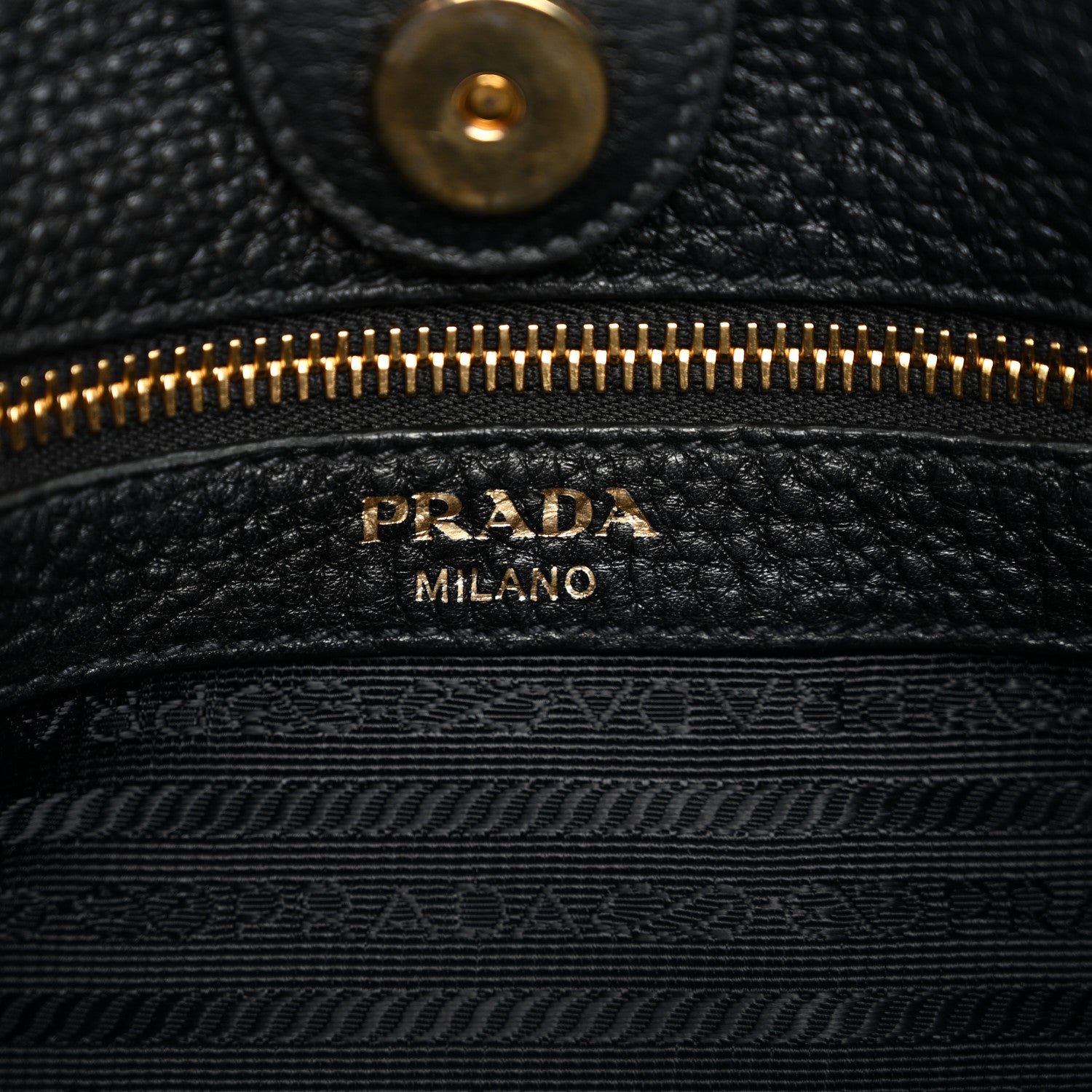 Prada Vitello Daino Hobo Messenger Bag Black 6 of 11