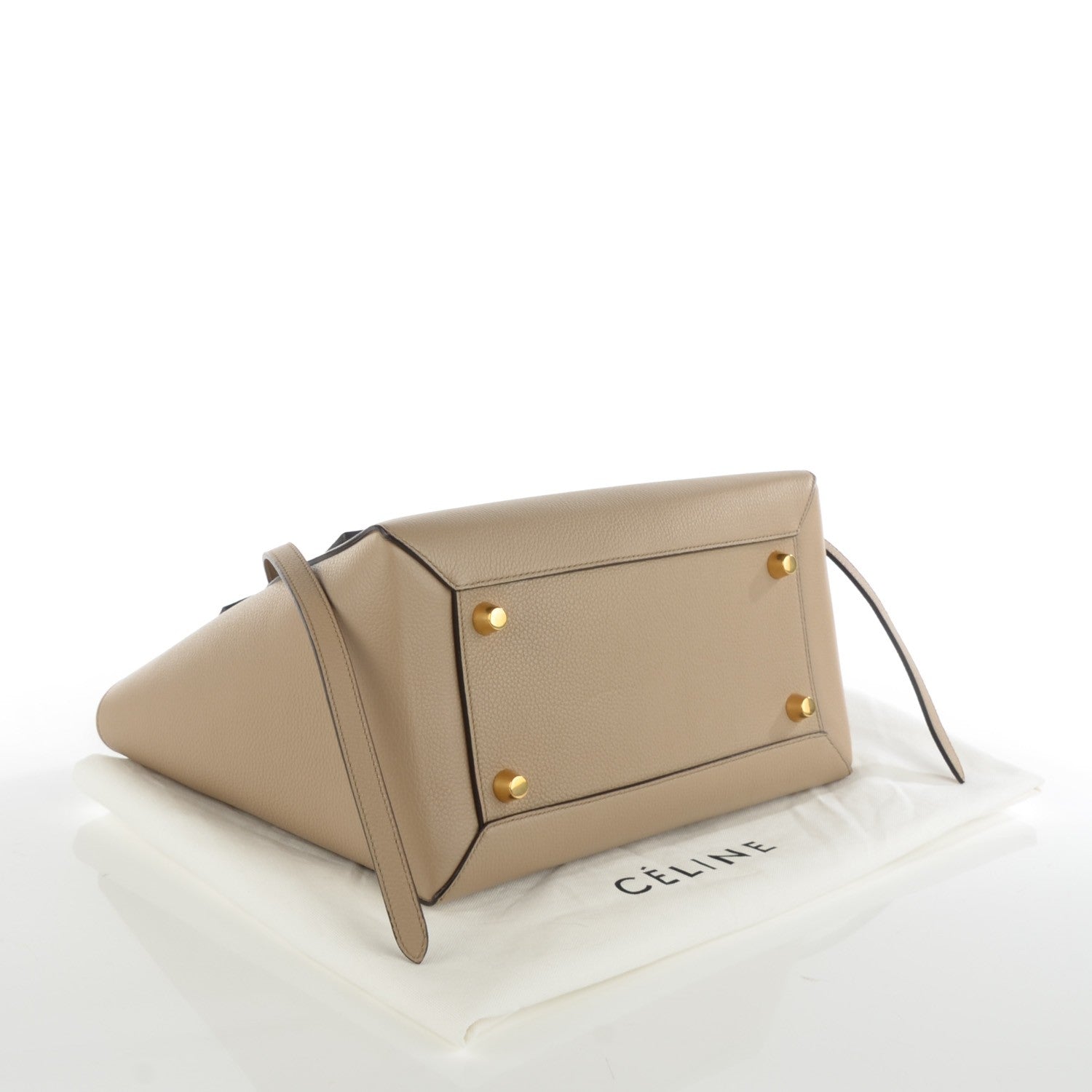 Celine Grained Calfskin Mini Belt Bag Dune 4 of 8