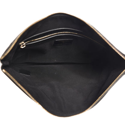Chanel Lambskin Quilted Medium Cosmetic Case Black 5 of 7