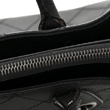 Chanel Grained Vegetal Calfskin Small Urban Shopping Tote Black 11 of 15