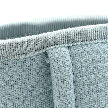 Chanel Mixed Fibers Small Deauville Tote Light Blue 15 of 16