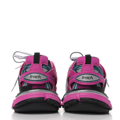 Balenciaga Mesh Fabric Womens Track Sneakers 37 Pink Black 4 of 9