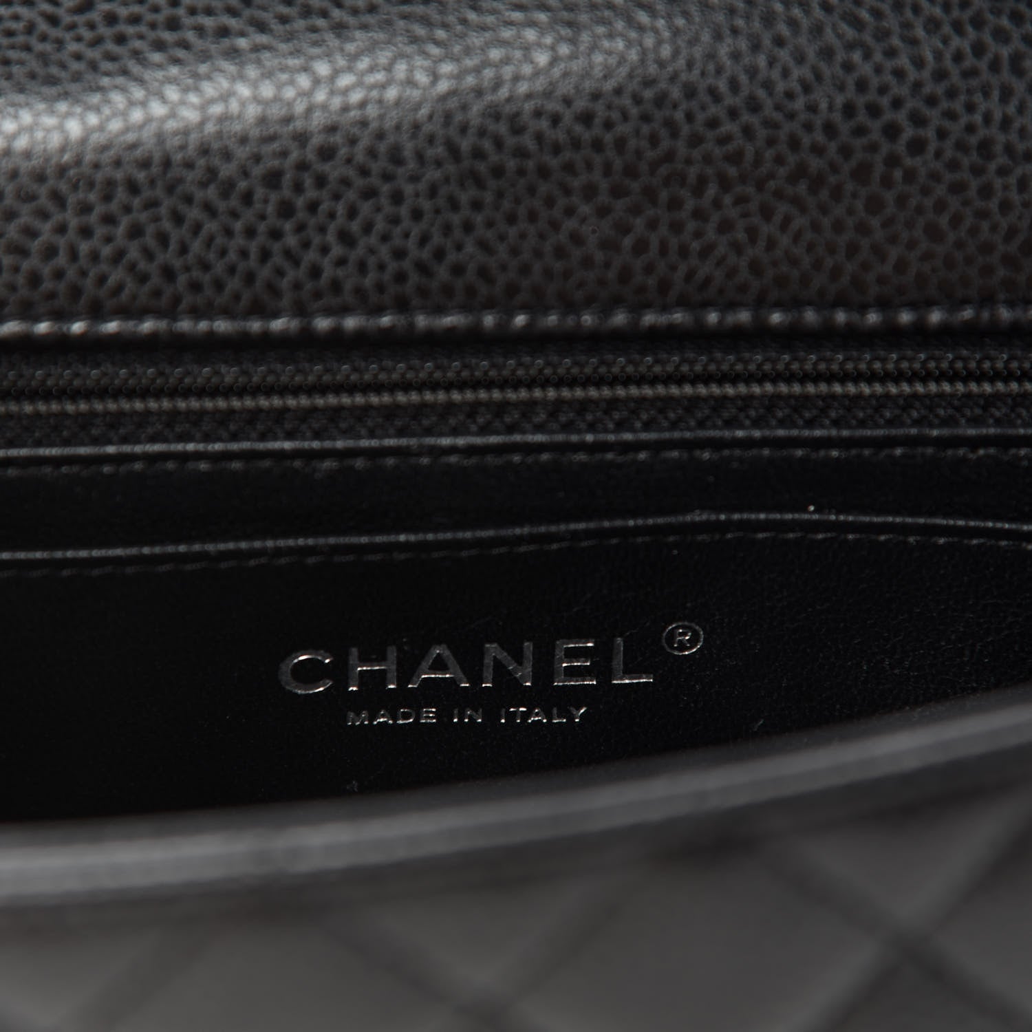 Chanel Caviar Quilted Mini Rectangular Flap Black 10 of 13