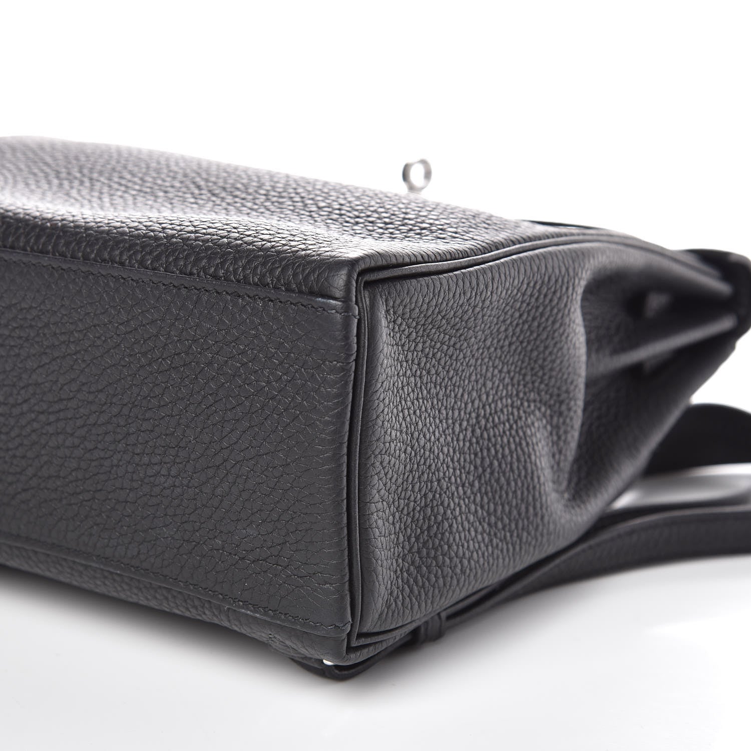 Hermes Taurillon Clemence Kelly Ado Backpack Black 8 of 25