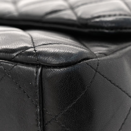 Chanel Lambskin Quilted Maxi Single Flap Black 12 of 12