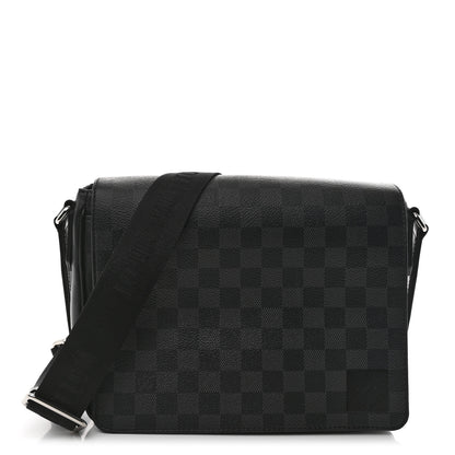 Louis Vuitton Damier Graphite District PM NM 1 of 9