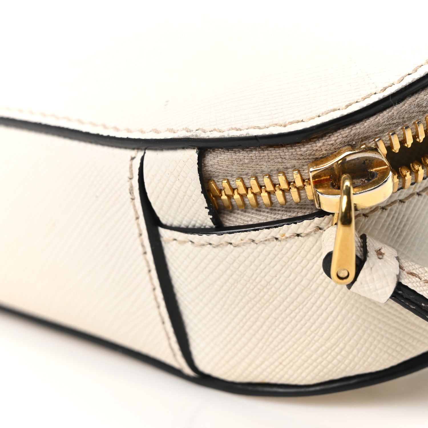 Prada Saffiano Lux Odette Belt Bag White 10 of 13