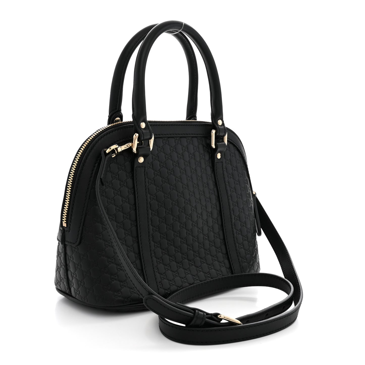 Microguccissima Mini Dome Bag Black