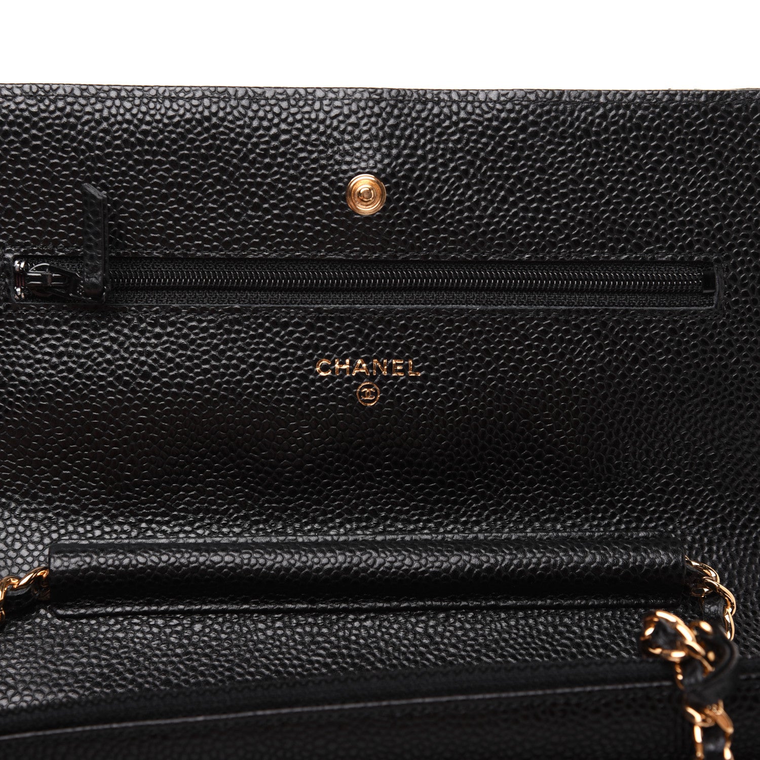 Chanel Caviar Quilted Wallet On Chain WOC Black 11 of 19