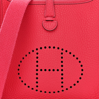 Hermes Taurillon Clemence Evelyne TPM Rose Extreme 11 of 15