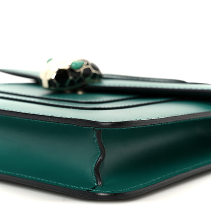 Bulgari Calfskin Small Serpenti Forever Snake Strap Crossbody Bag Emerald Green 12 of 12