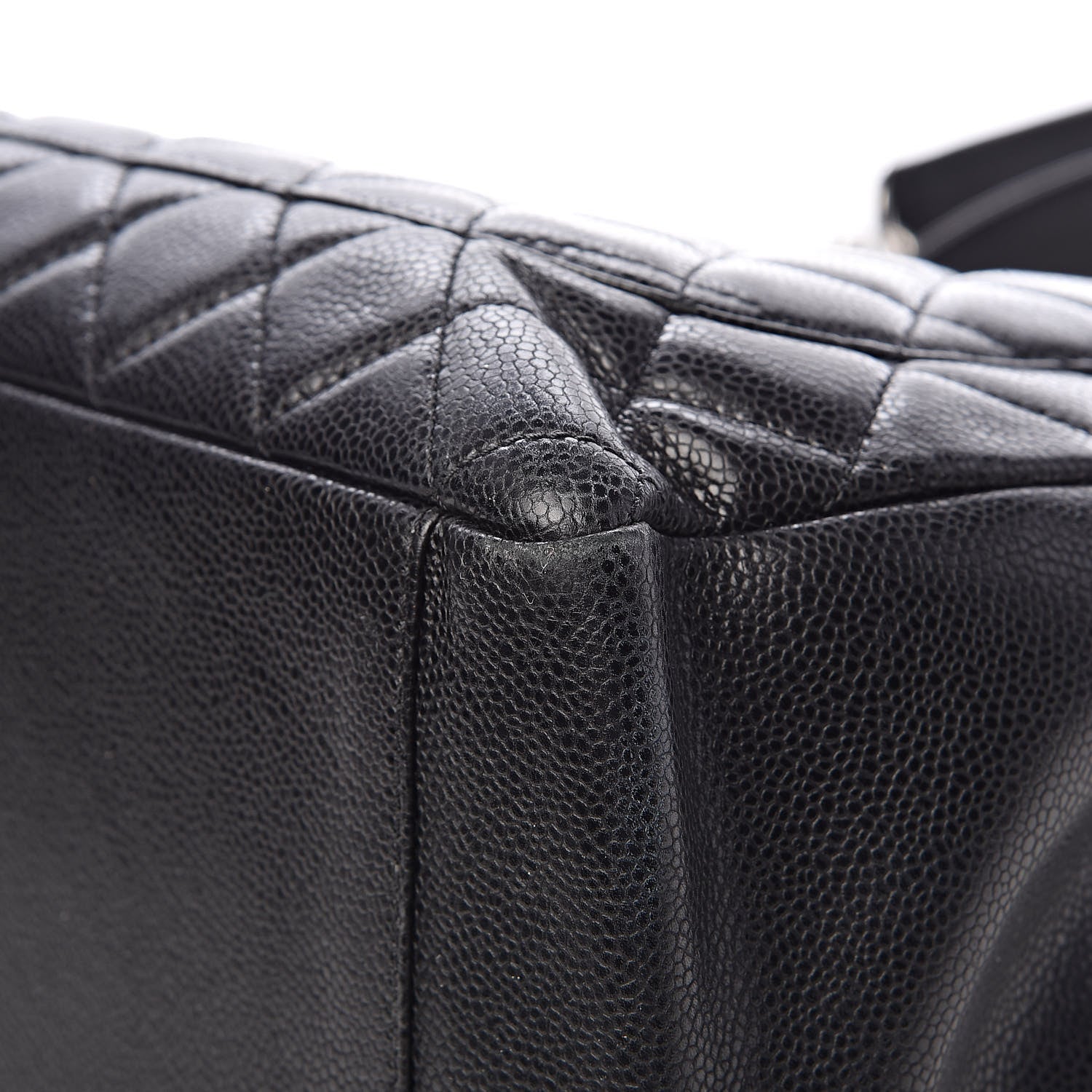 Chanel Caviar Quilted Grand Shopping Tote GST Black 14 of 15