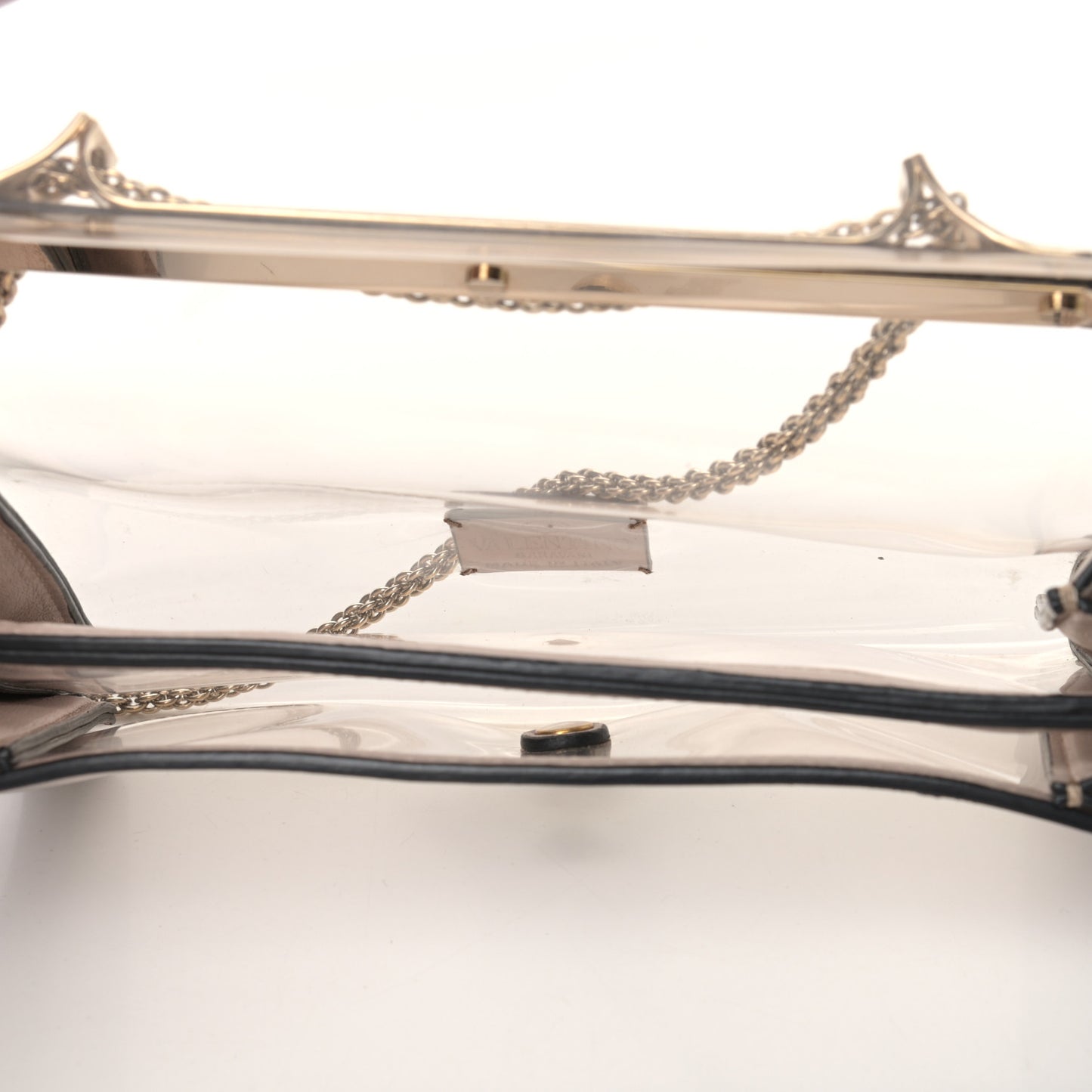 PVC Nappa Naked Va Va Voom Shoulder Bag Poudre