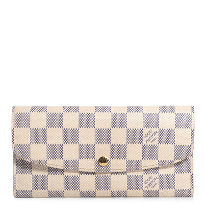 Louis Vuitton Damier Azur Emilie Wallet 1 of 8