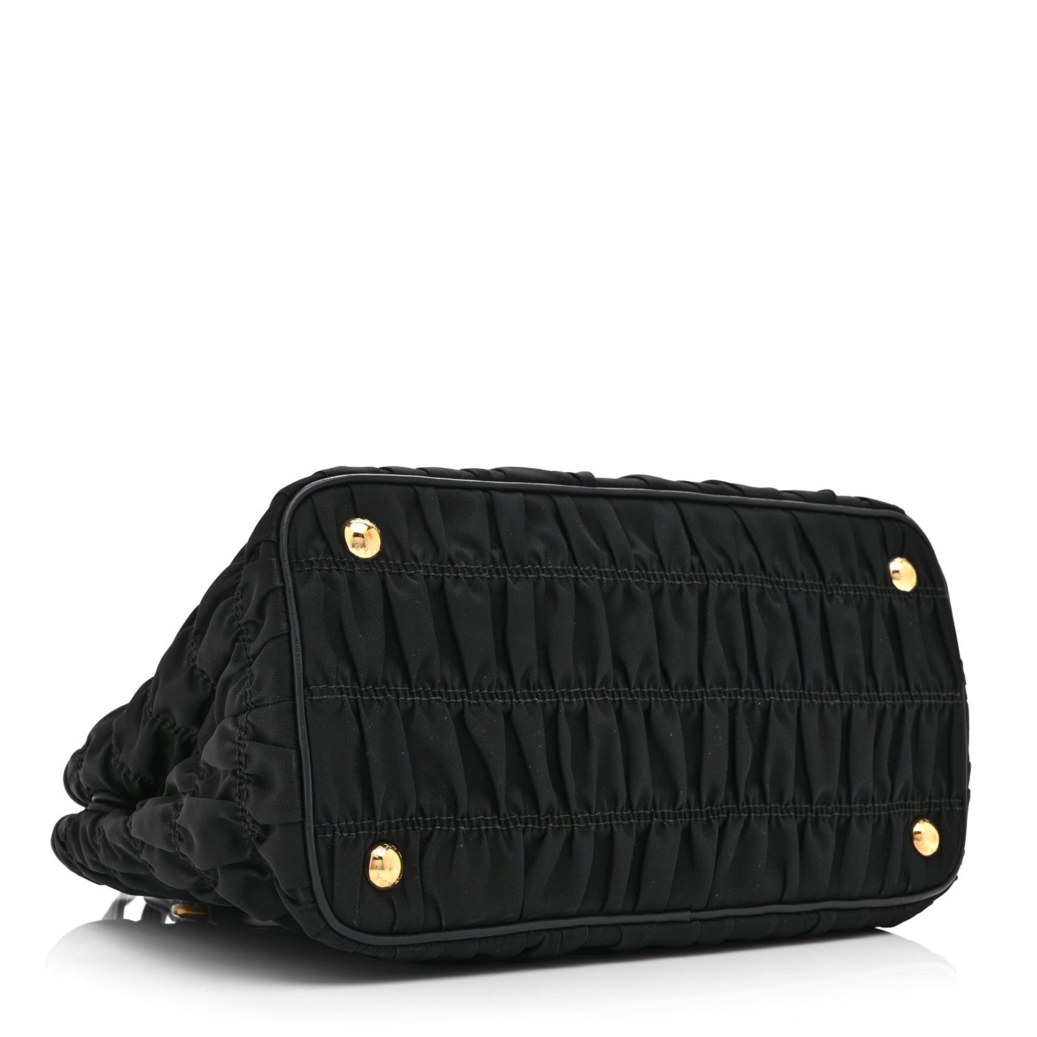 Prada Tessuto Nylon Gaufre Small Tote Black 4 of 10