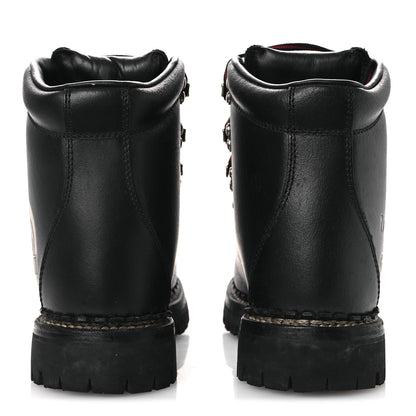 Gucci X THE NORTH FACE Calfskin Womens Hiking Ankle Boots 37.5 Black 6 of 12
