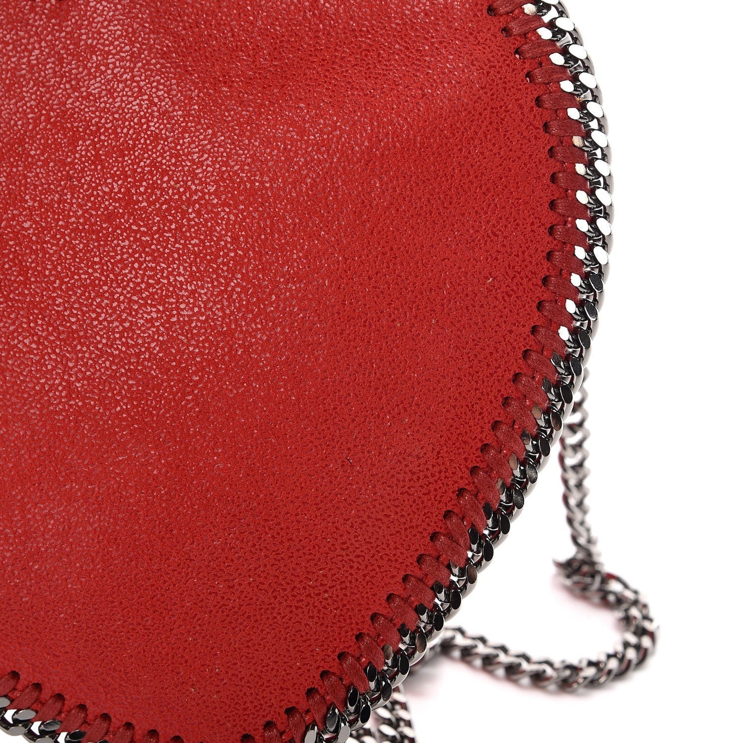 Shaggy Deer Falabella Heart Crossbody Bag Red