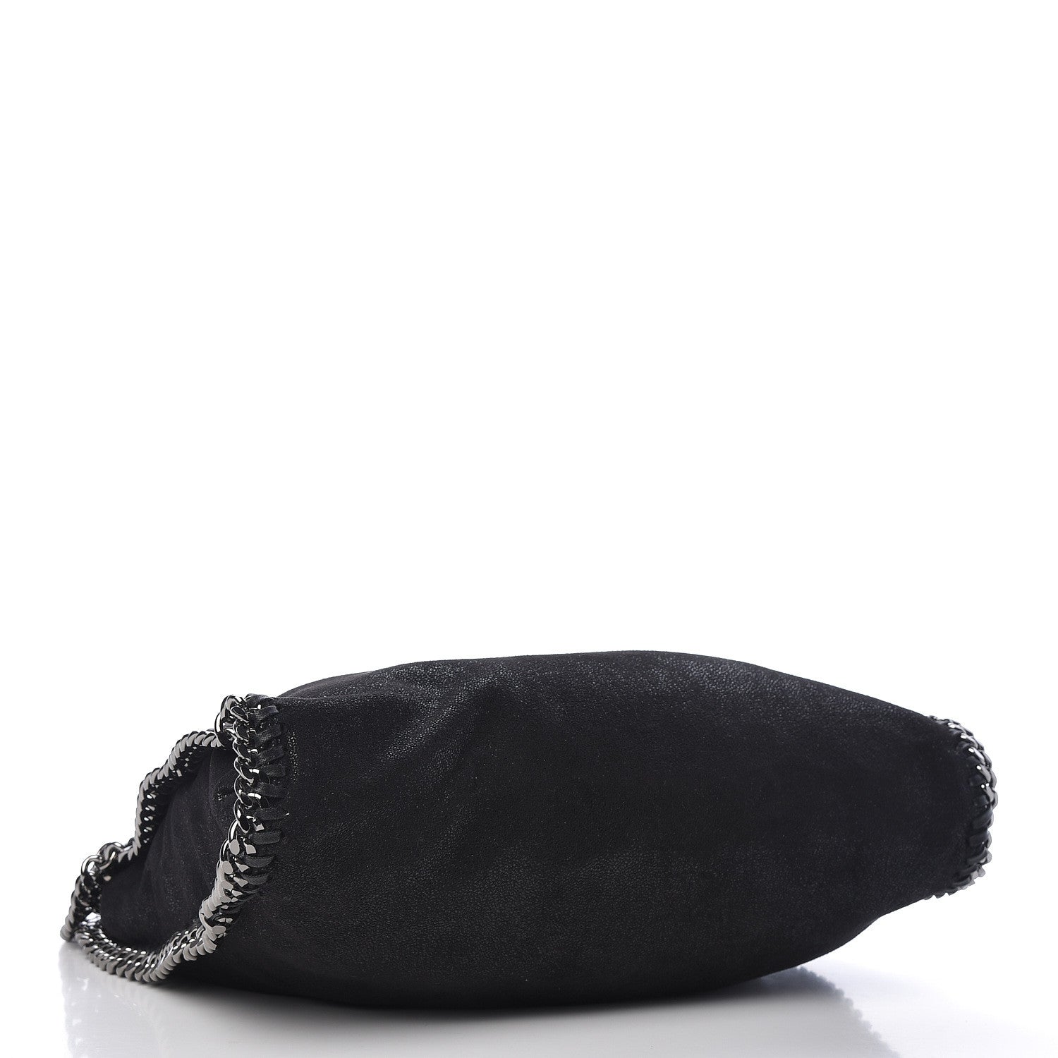 Stella McCartney Shaggy Deer Small Falabella Fold Over Tote Black 5 of 10