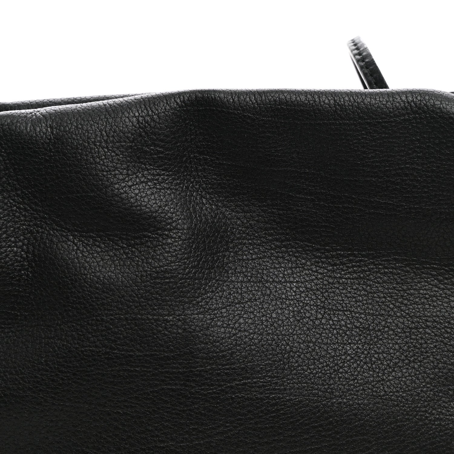The Row Grained Calfskin Bourse Clutch Black 7 of 9