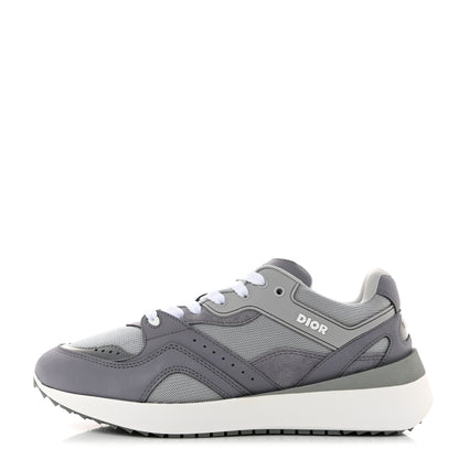 Christian Dior Technical Mesh Calfskin Mens B29 Sneakers 40 Grey 1 of 9