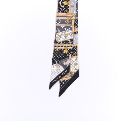 Louis Vuitton Silk Monogram Let's Go BB Bandeau Black 2 of 3