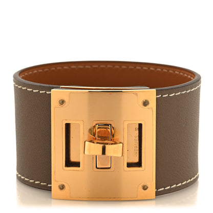 Hermes Swift Kelly Dog Bracelet T2 Etoupe 1 of 5
