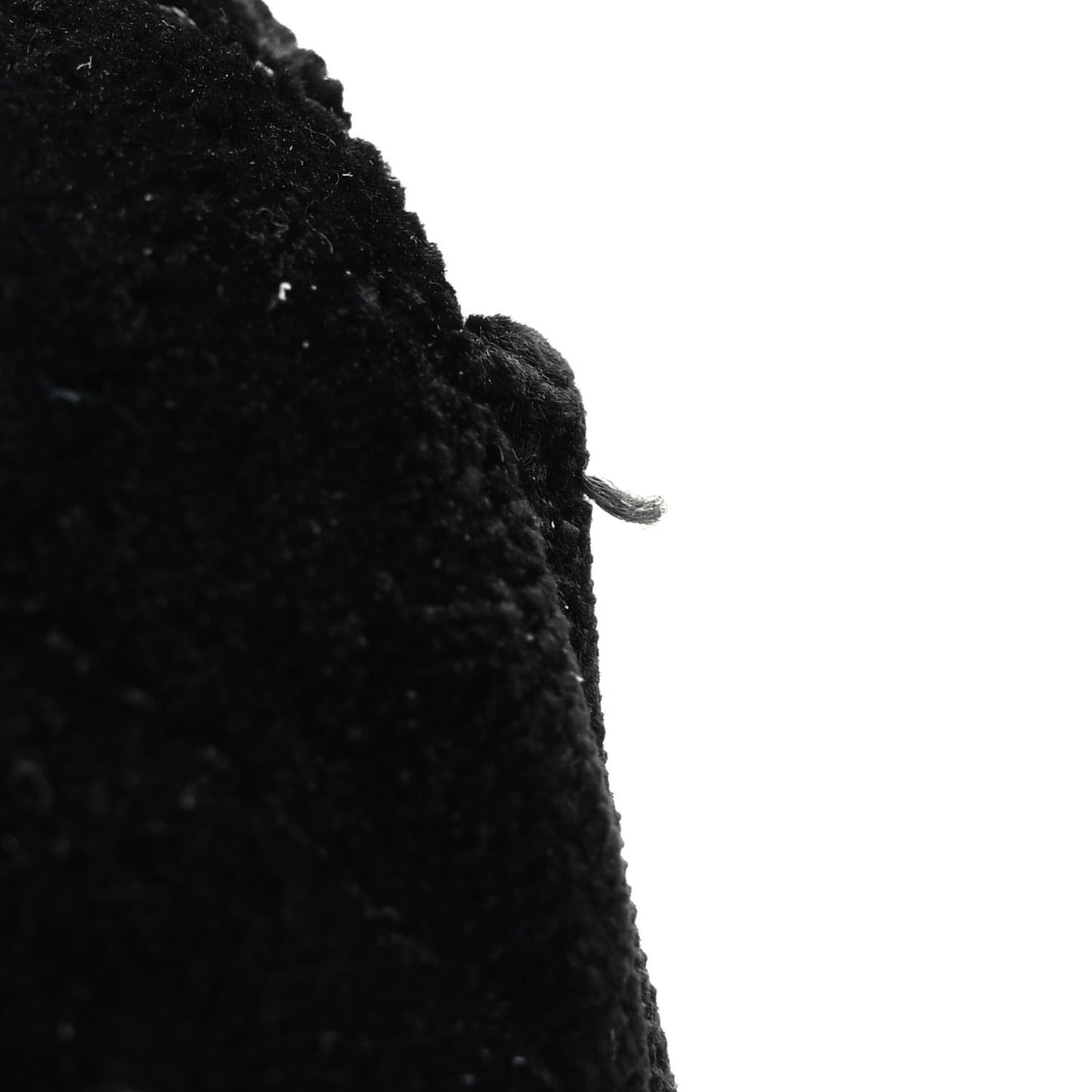 Velvet Quilted Small Camellia Flap Black