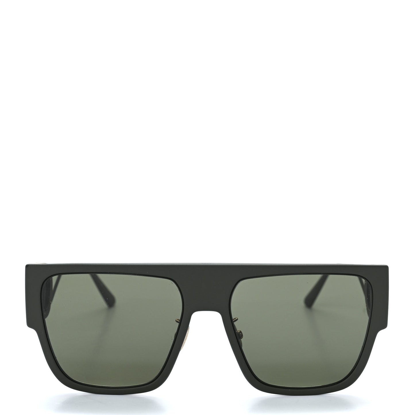 Acetate Square 30 Montaigne Sunglasses Matte Green