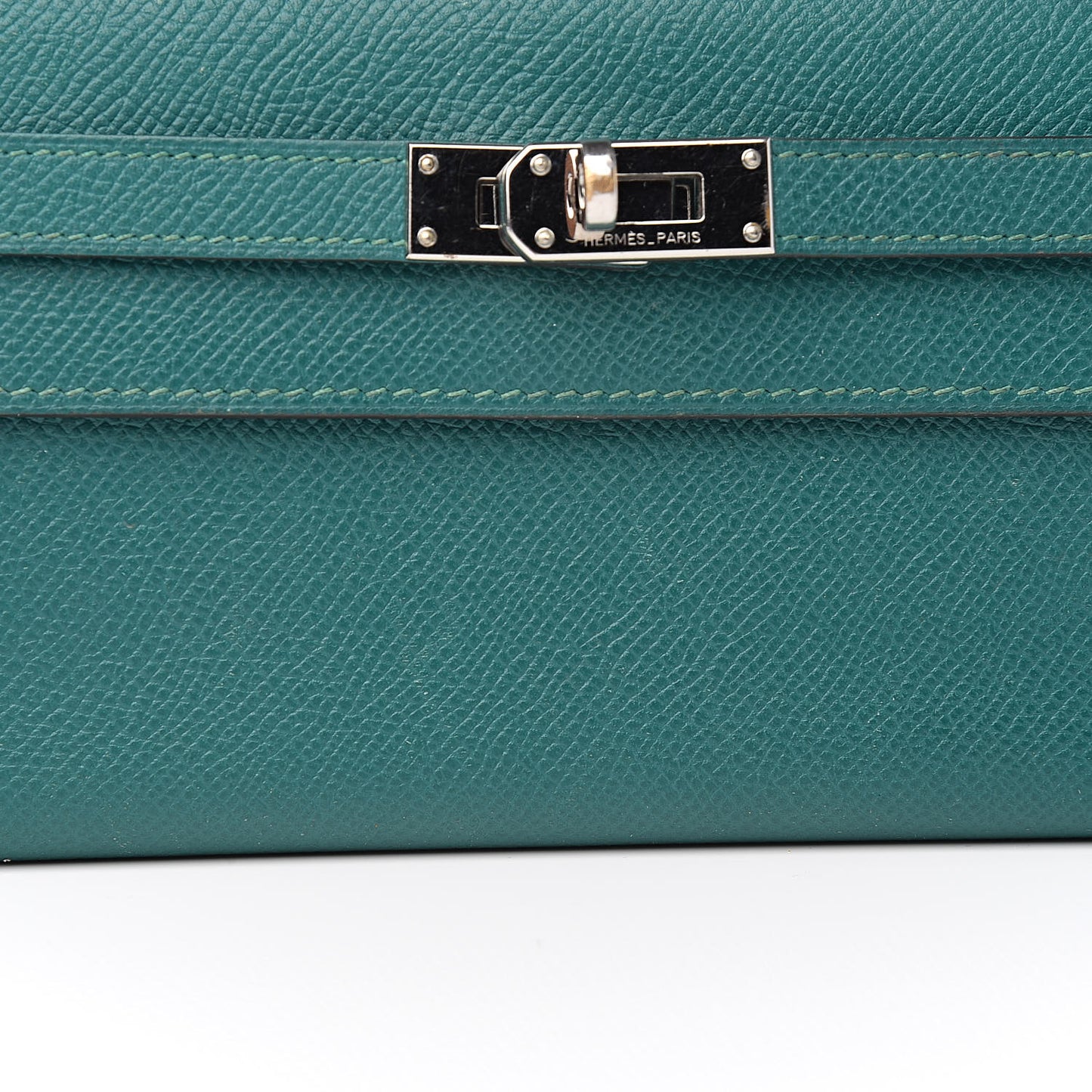 Epsom Kelly Longue Wallet Malachite