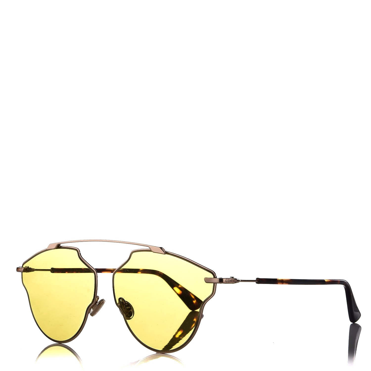 Christian Dior So Real Pop Sunglasses Yellow 1 of 8
