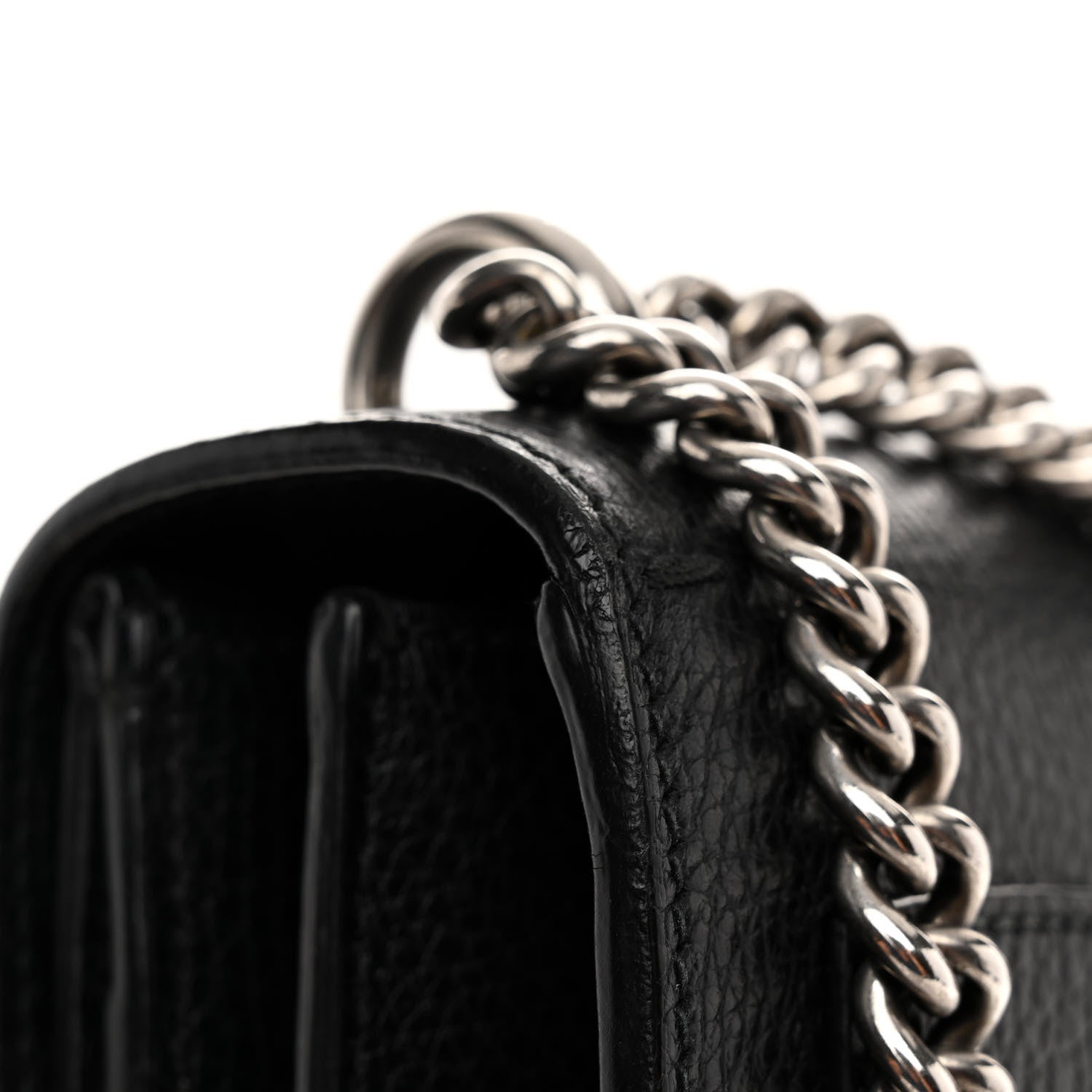 Gucci Dollar Calfskin Crystal Medium Dionysus Shoulder Bag Black Black Diamond Black 11 of 13