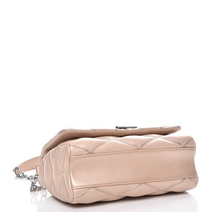 Louis Vuitton Lambskin Malletage GO-14 PM Champagne 5 of 9