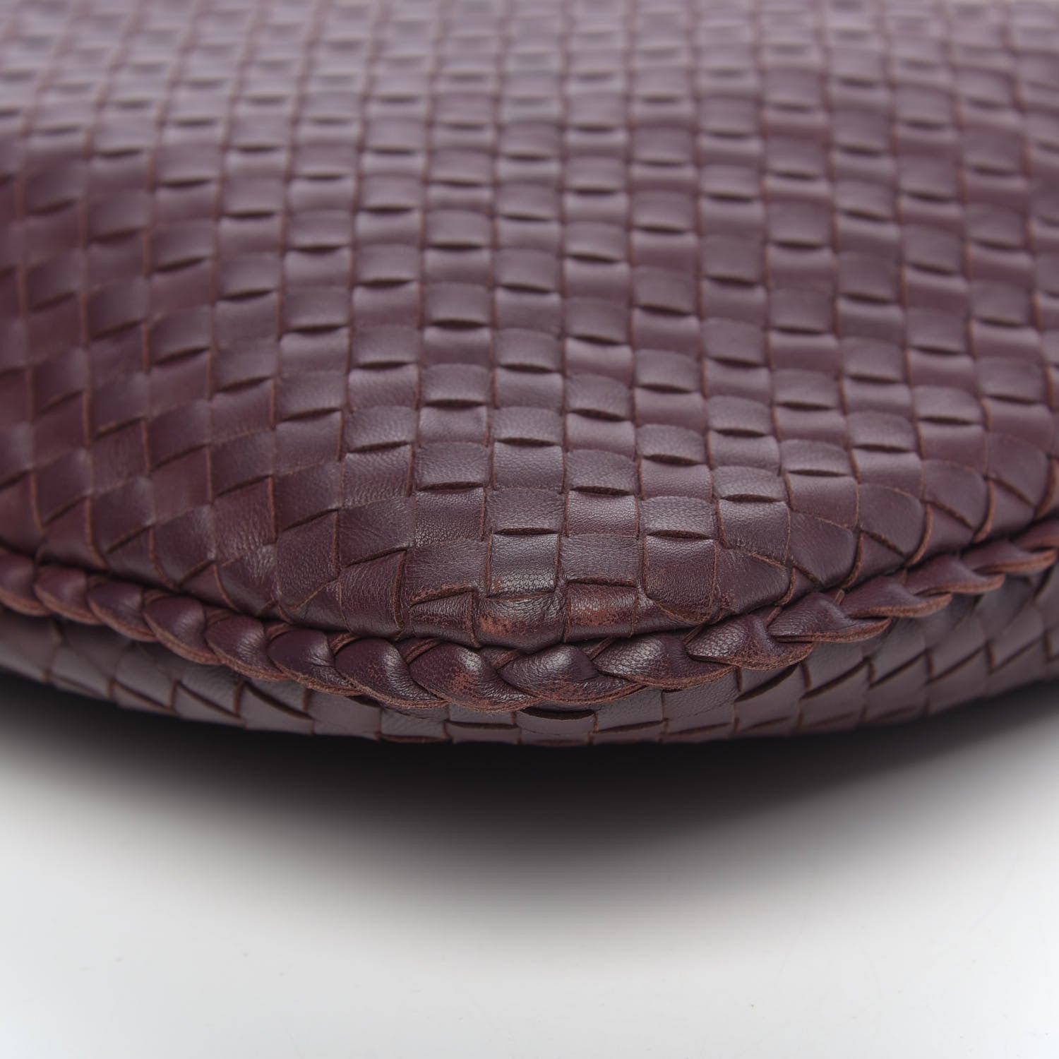 Bottega Veneta Nappa Intrecciato Large Veneta Hobo Aubergine 10 of 11