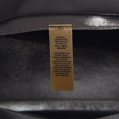 Burberry Soft Calfskin Medium Banner Tote Sepia Grey 6 of 11