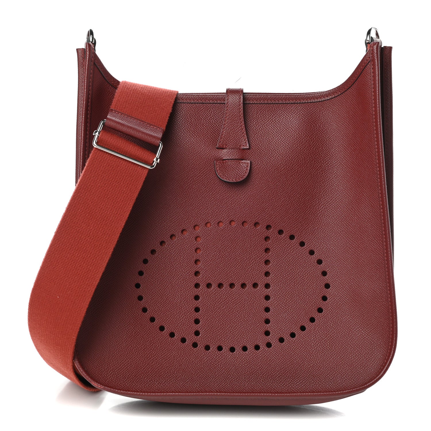 Hermes Epsom Evelyne III PM Rouge H 1 of 10