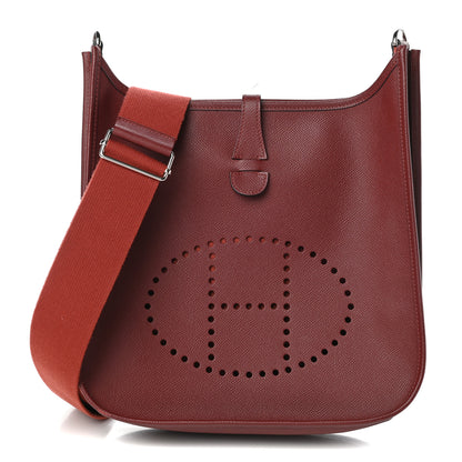 Hermes Epsom Evelyne III PM Rouge H 1 of 10