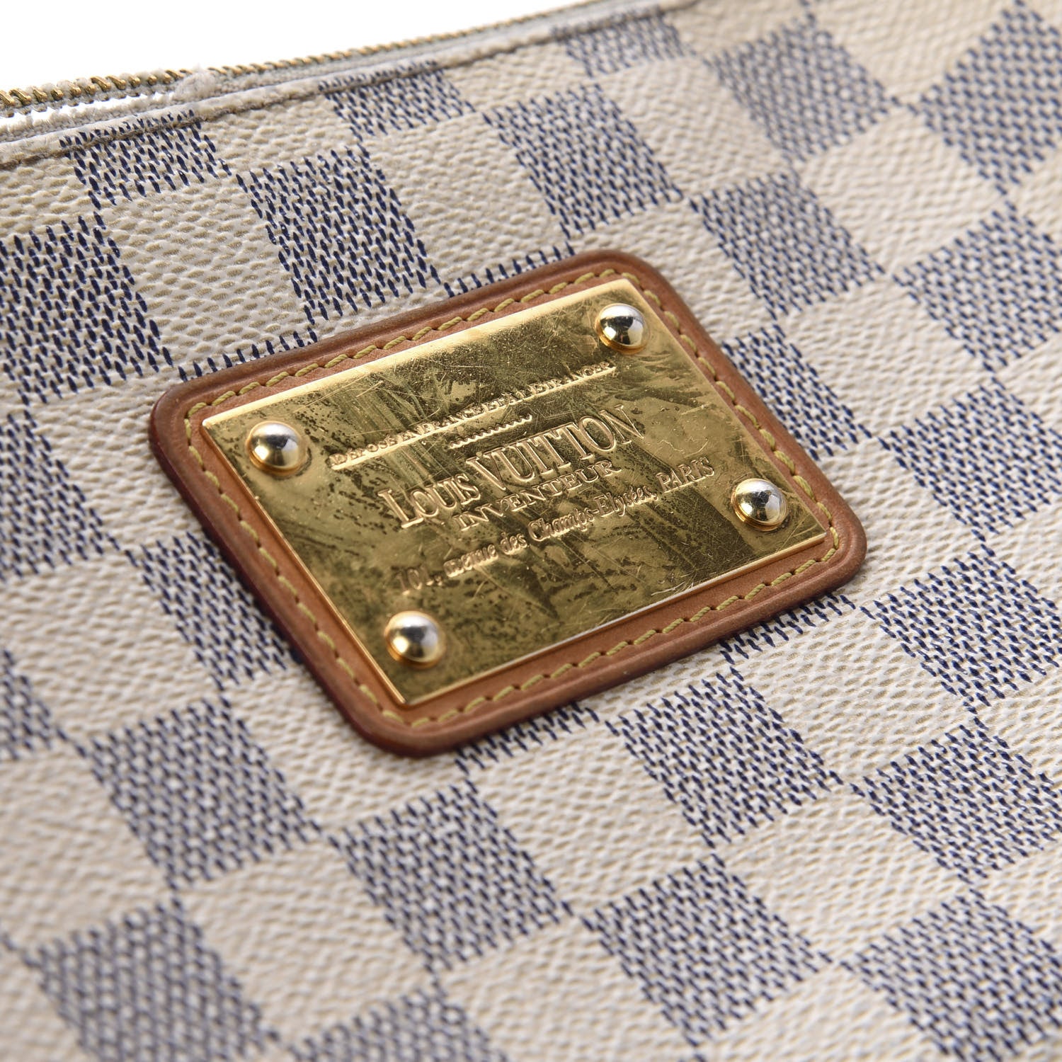 Louis Vuitton Damier Azur Eva Clutch 11 of 13