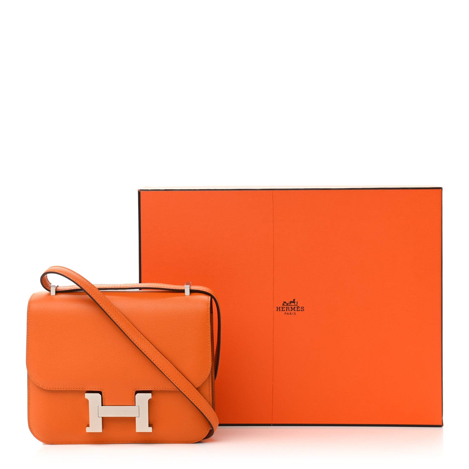 Hermes Evercolor Verso Constance 18 Abricot Terre Battue 11 of 11