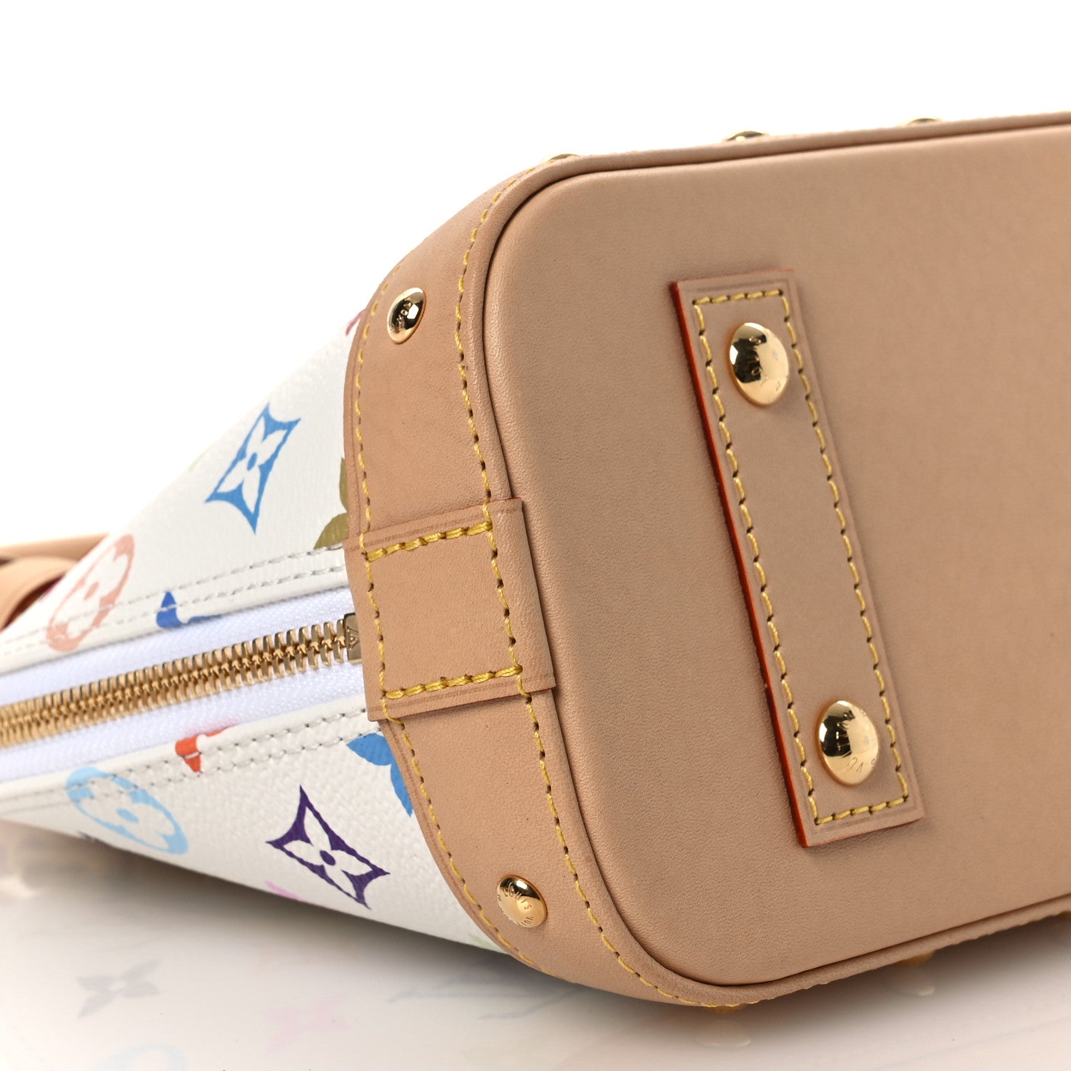 Louis Vuitton LV x TM Monogram Multicolor Alma BB White 9 of 11