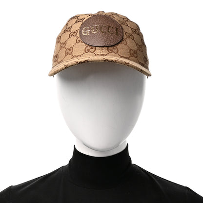 Gucci Monogram Textured Dollar Calfskin Zeno Baseball Hat S Beige 2 of 11